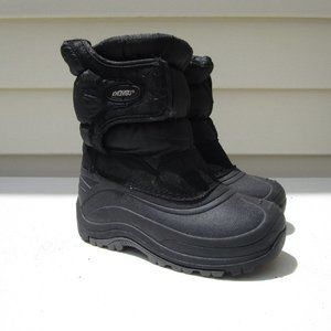 KHOMBU Kid's Unisex  Waterproof Winter Snow Walker Boots  Black  Sz 12 M